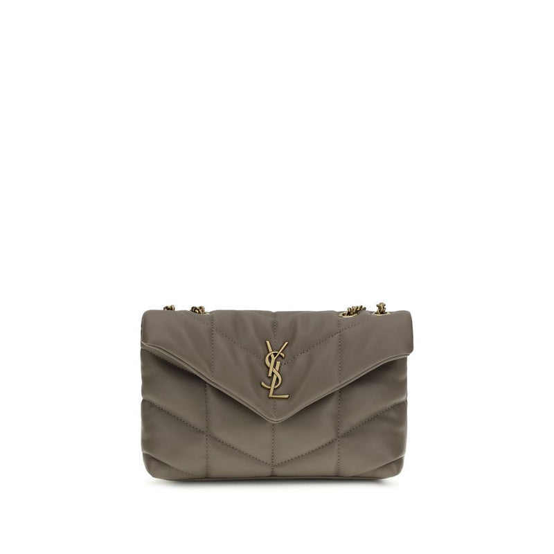 Sac bandoulière Saint Laurent Aries en agneau gris Ovis Avis