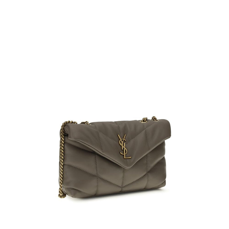 Sac bandoulière Saint Laurent Aries en agneau gris Ovis Avis