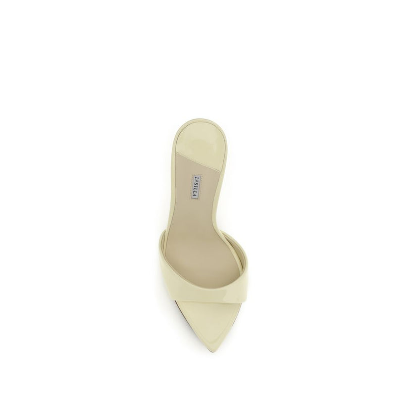 LE SILLA Sandales à talon aiguille Bos Taurus en cuir de veau bicolore