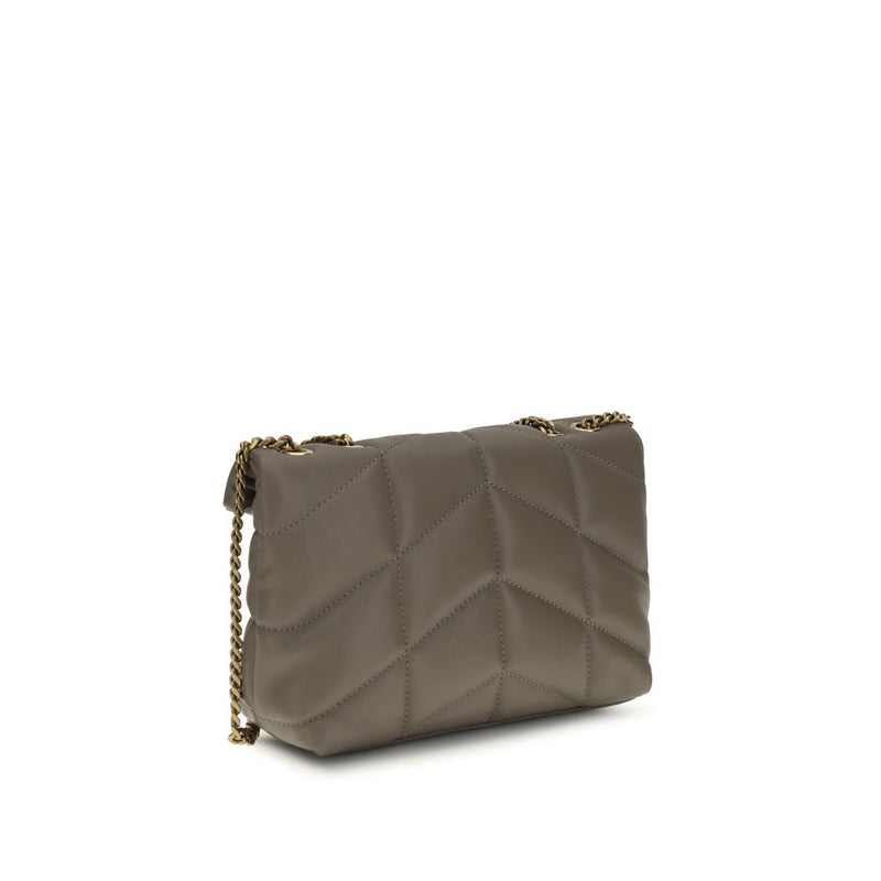 Sac bandoulière Saint Laurent Aries en agneau gris Ovis Avis