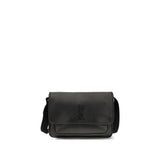 Sac bandoulière Saint Laurent Bos Taurus en cuir de veau noir
