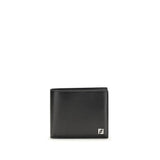 Portefeuille Fendi Bos Taurus en cuir de veau noir