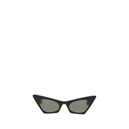 Alexander McQueen Black Plastic Cat-Eye Sunglasses