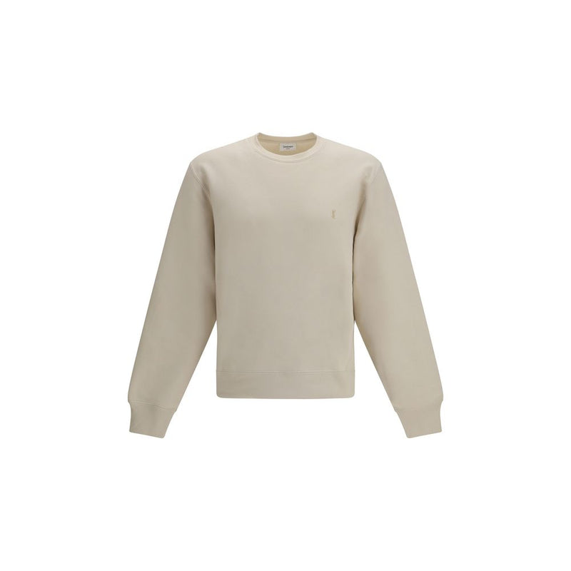 Saint Laurent Beige Katoenen Sweatshirt