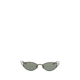 Alexander McQueen Black Metal Cat-Eye Sunglasses