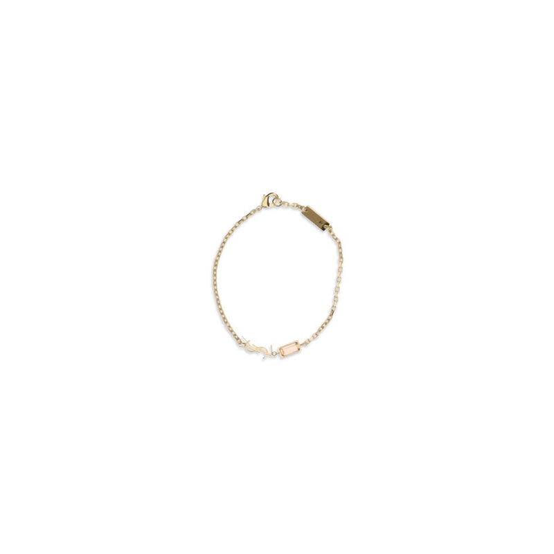Bracelet en métal doré Saint Laurent