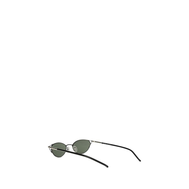 Lunettes de soleil en métal noir Alexander McQueen