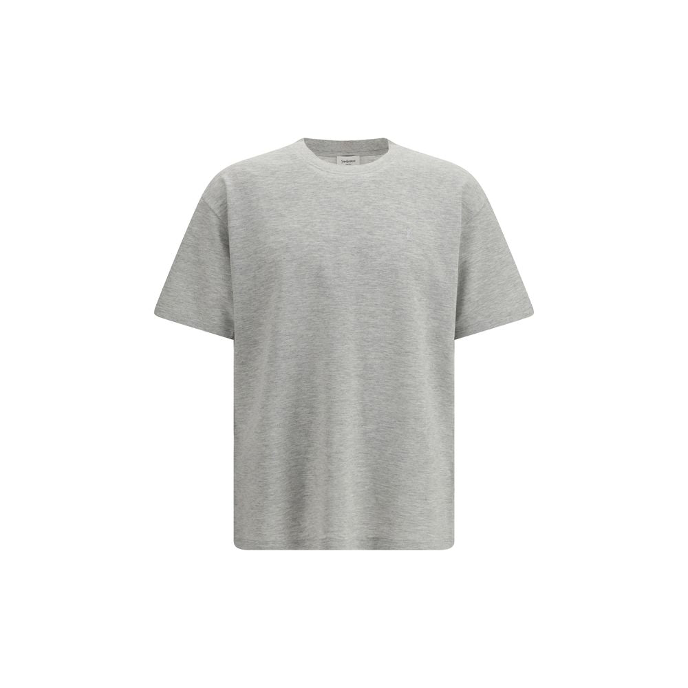 T-shirt Saint Laurent en coton gris