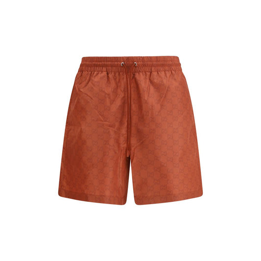 Gucci Oranje Polyester Korte Broek