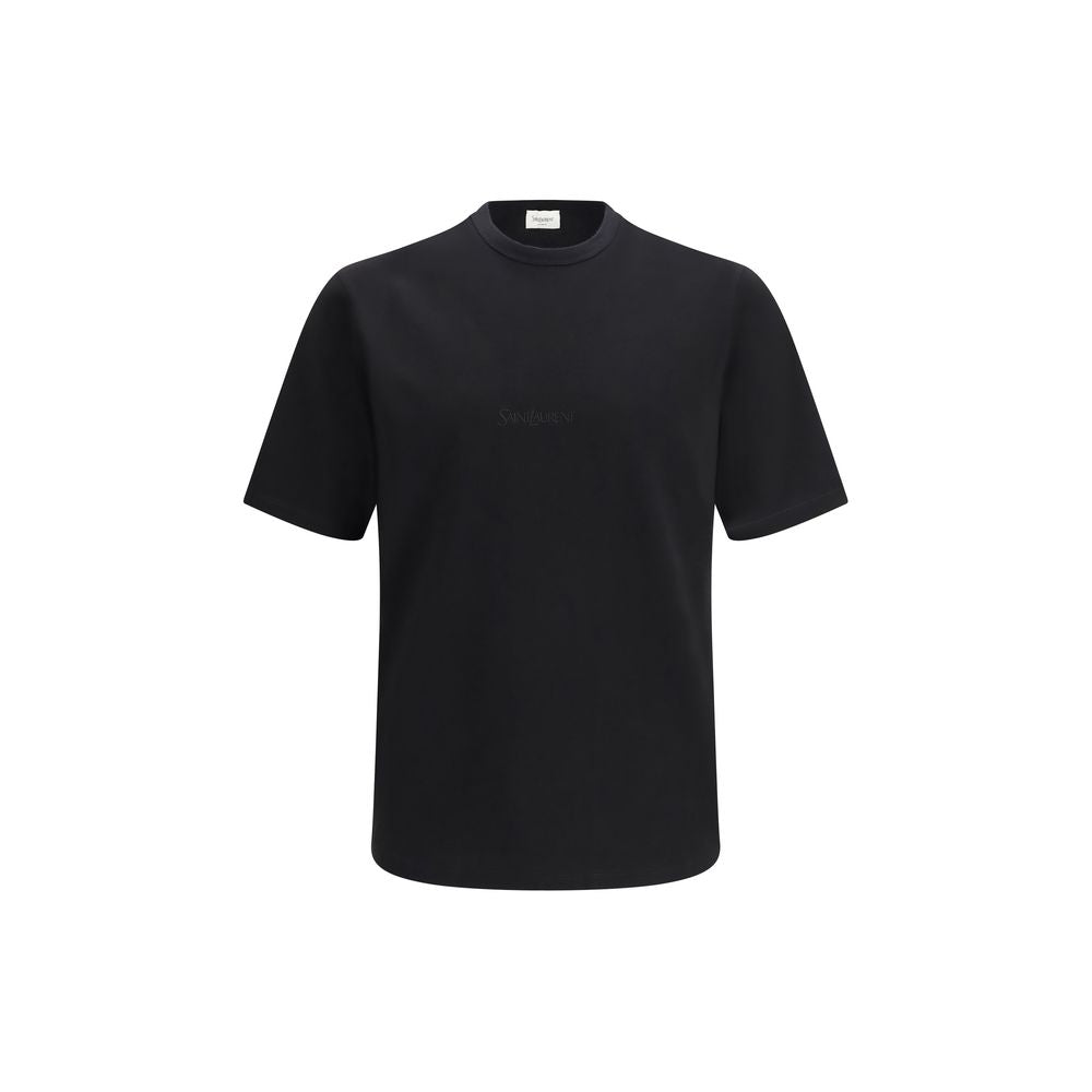 T-shirt Saint Laurent en coton noir