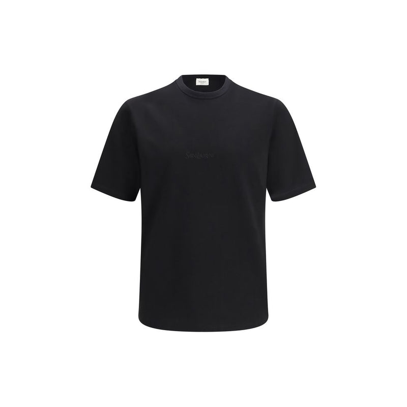 T-shirt Saint Laurent en coton noir