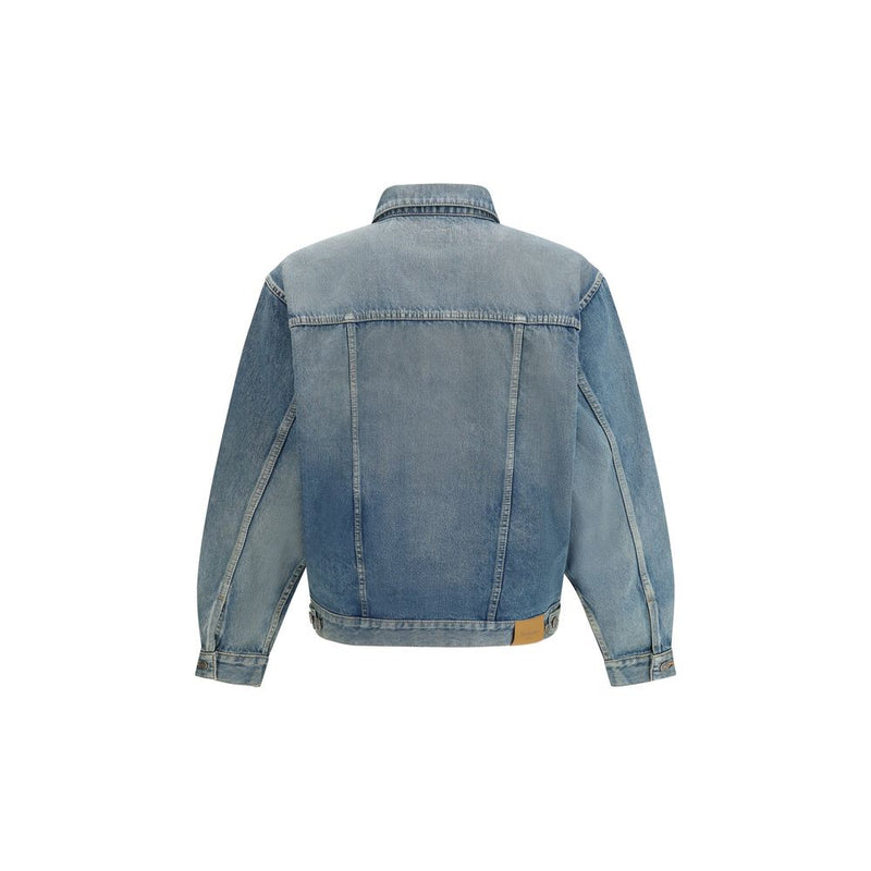 Veste en jean Saint Laurent en coton bleu