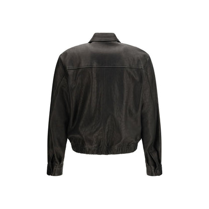 Saint Laurent Zwart Leren Jack