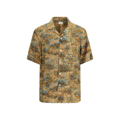 Chemise Saint Laurent en Viscose Multicolore à Motifs