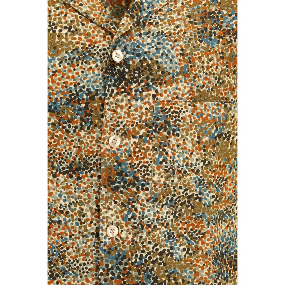Chemise Saint Laurent en Viscose Multicolore à Motifs