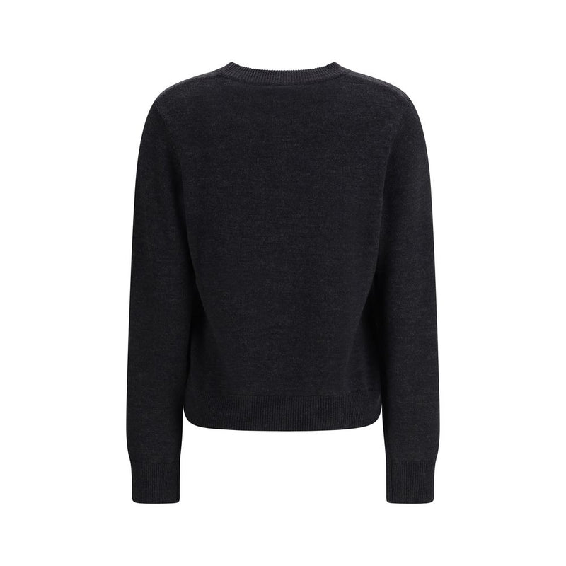 Ganni Gray Wool Oves Aries Sweatshirt