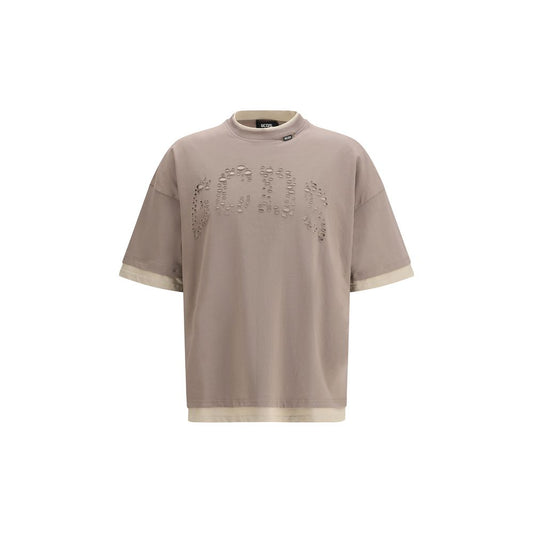 GCDS Bruin Katoenen T-Shirt
