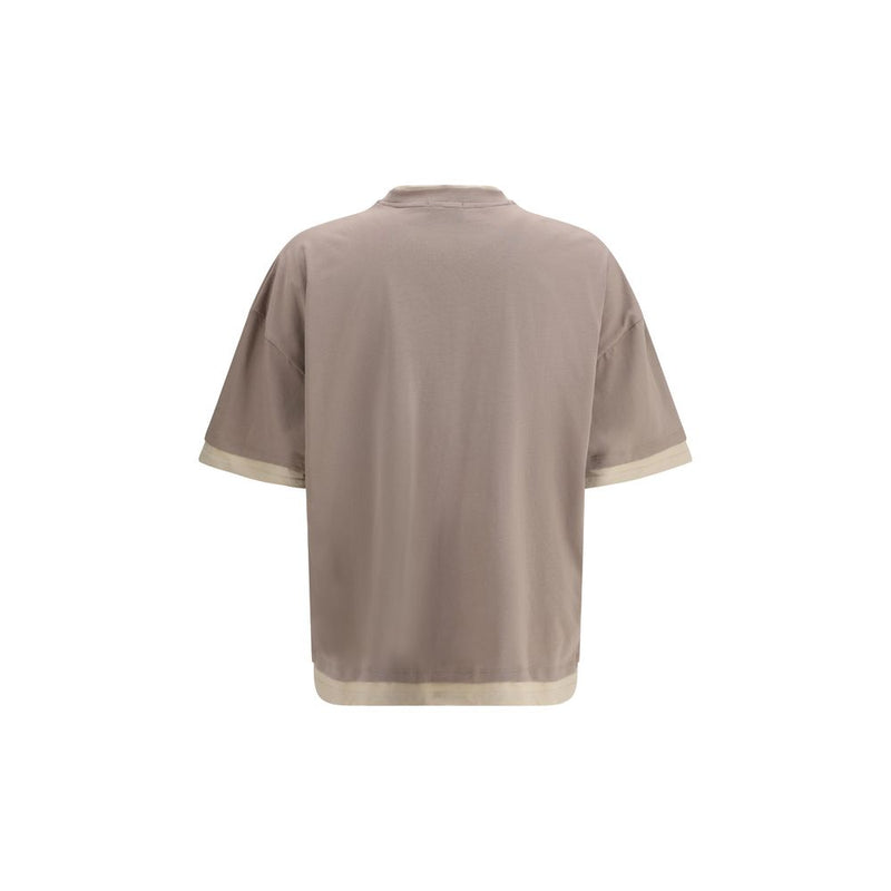 GCDS Bruin Katoenen T-Shirt