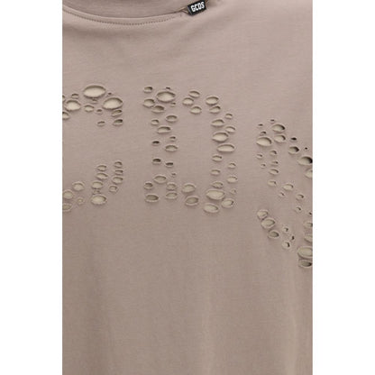 GCDS Bruin Katoenen T-Shirt