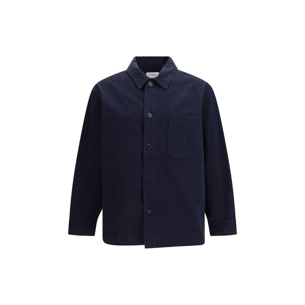 Veste en jean Saint Laurent en coton bleu