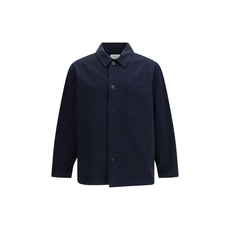Veste en jean Saint Laurent en coton bleu