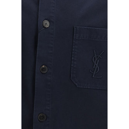 Veste en jean Saint Laurent en coton bleu