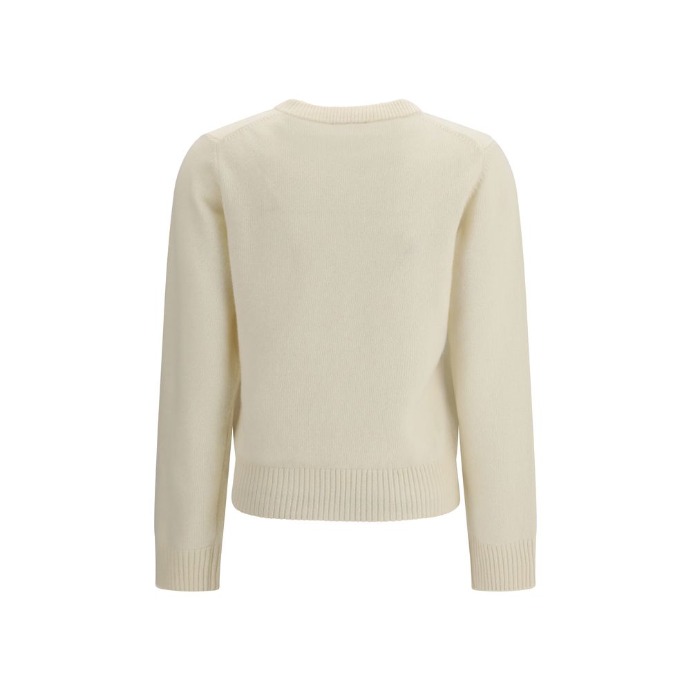 Ganni Beige Wool Oves Aries Sweatshirt