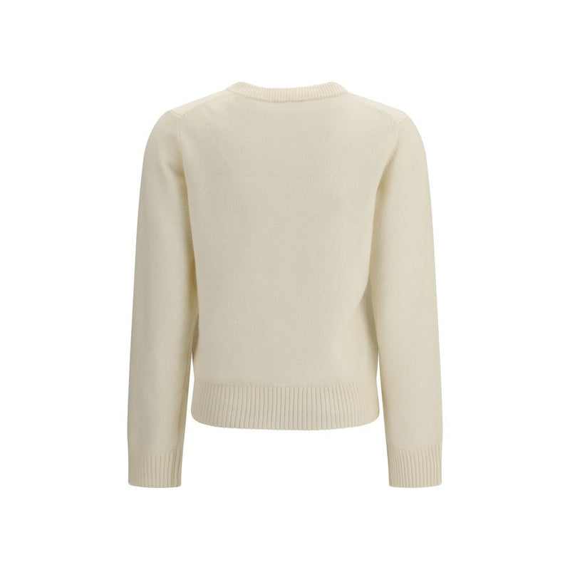 Ganni Beige Wool Oves Aries Sweatshirt