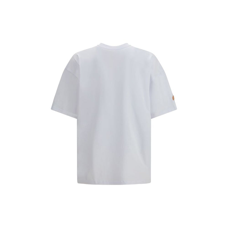 T-shirt en coton blanc à col rond