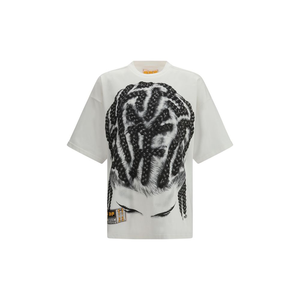 T-shirt en coton blanc à col rond