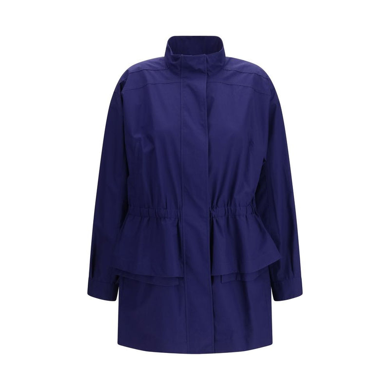 Fendi Blue Cotton Parka - Contemporary Midi Blouson