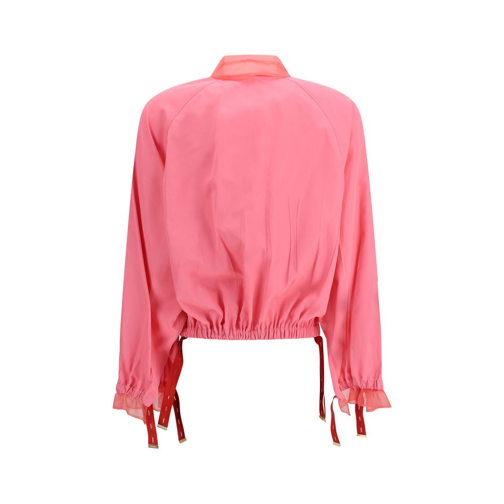 Fendi Multicolor Viscose Bomber Blouson for Women