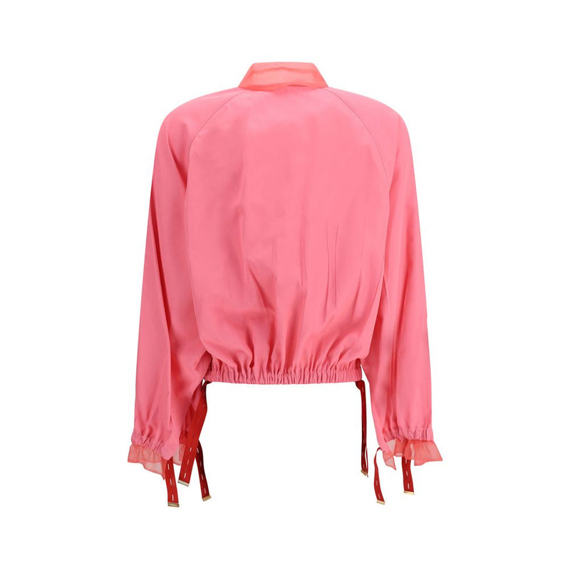 Fendi Multicolor Viscose Bomber Blouson for Women