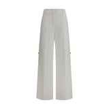 Fendi White Cotton Pants - Contemporary Style for Women