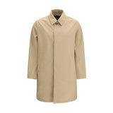 Herno Beige Polyester Trench Coat for Men