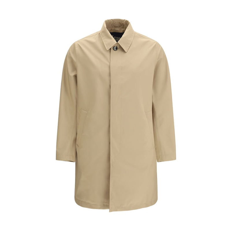 Herno beige polyester trenchcoat
