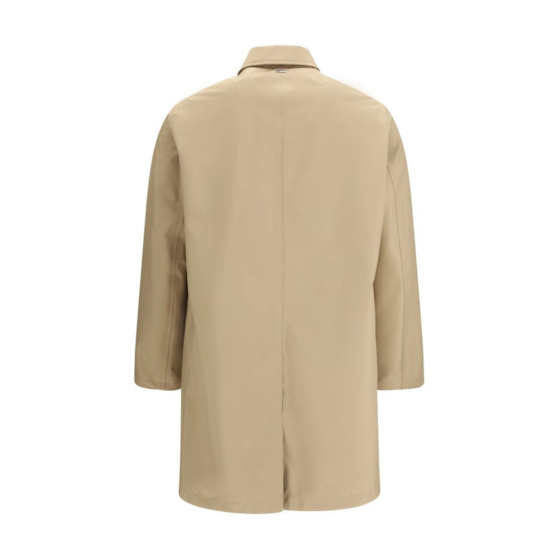 Herno beige polyester trenchcoat