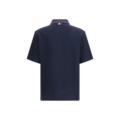 Thom Browne Blauw Katoenen Poloshirt