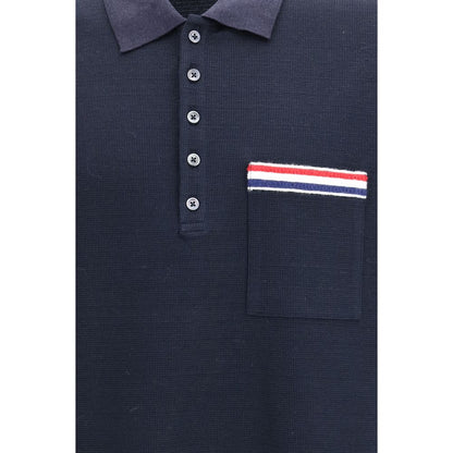 Thom Browne Blauw Katoenen Poloshirt