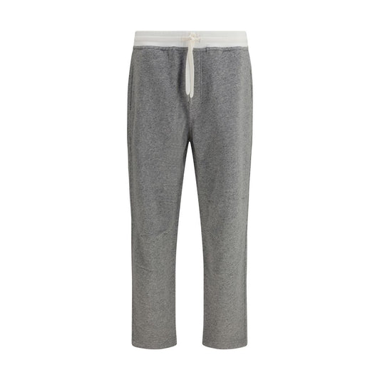 Brunello Cucinelli Gray Cotton Joggers - Stylish Sportswear for Men