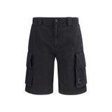 C.P. Company Bermuda Shorts en Coton Noir pour Hommes