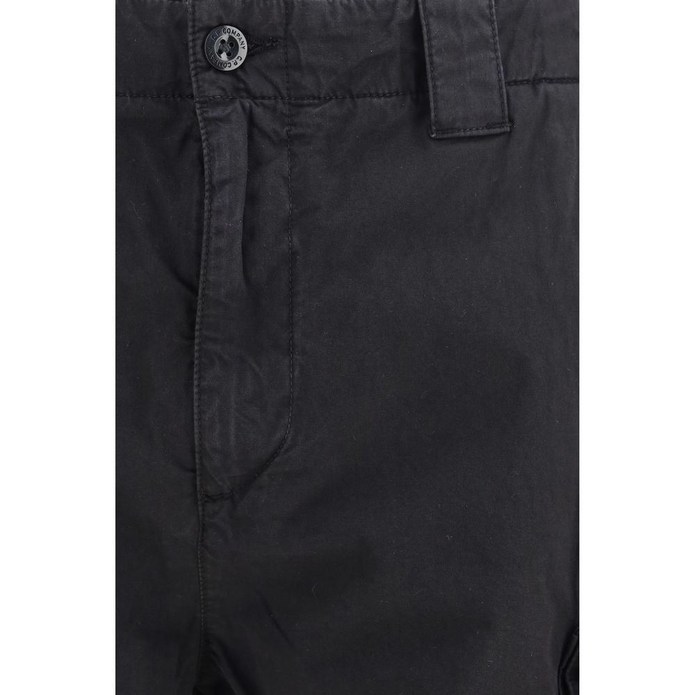 C.P. Company Bermuda Shorts en Coton Noir pour Hommes