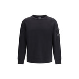 C.P. Company Black Cotton Sweatshirt - Classic Crewneck Design