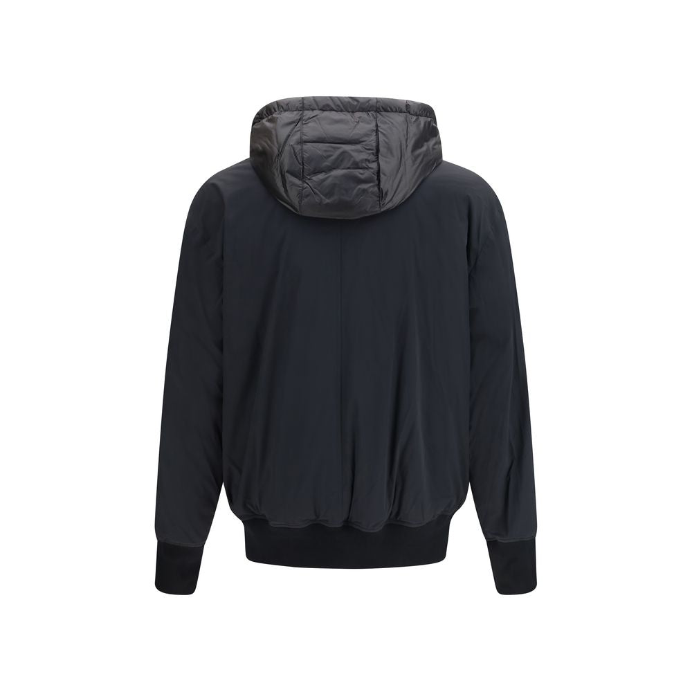 Moose Knuckles Black Nylon Bomber - Brixton Model