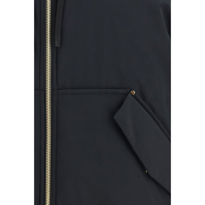 Moose Knuckles Zwarte Nylon Bomber