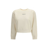 Maison Kitsuné Beige Cropped Cotton Sweatshirt