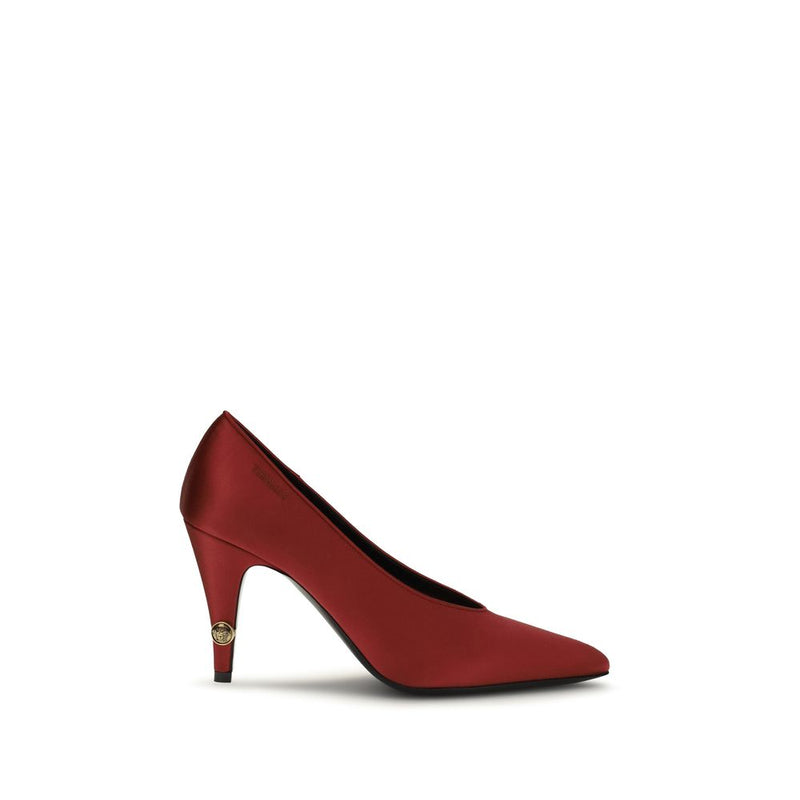 Versace Multicolor Viscose High Heel Pumps - Gianni Satin