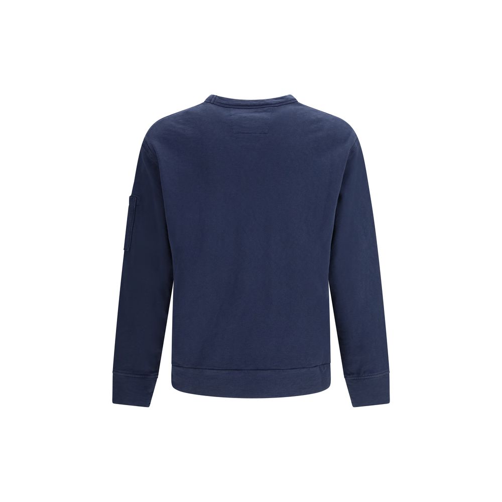 C.P. Company Blue Cotton Sweatshirt - Classic Crewneck Design