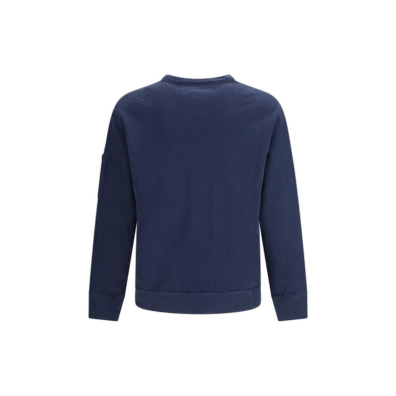 C.P. Company Blue Cotton Sweatshirt - Classic Crewneck Design