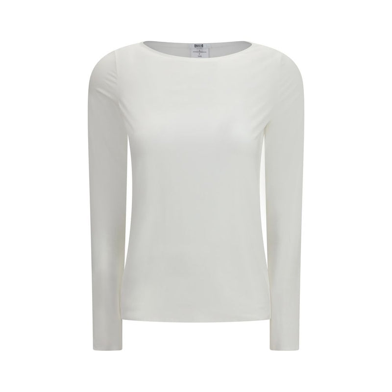 Wolford White Modal Long Sleeve T-Shirt - Pure Collection